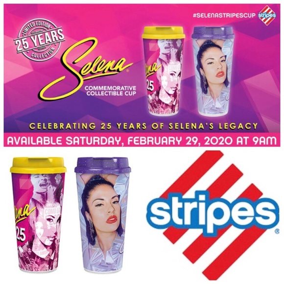 Stripes | Selena Quintanilla 2020 Collectible Cups - Picture 1 of 11